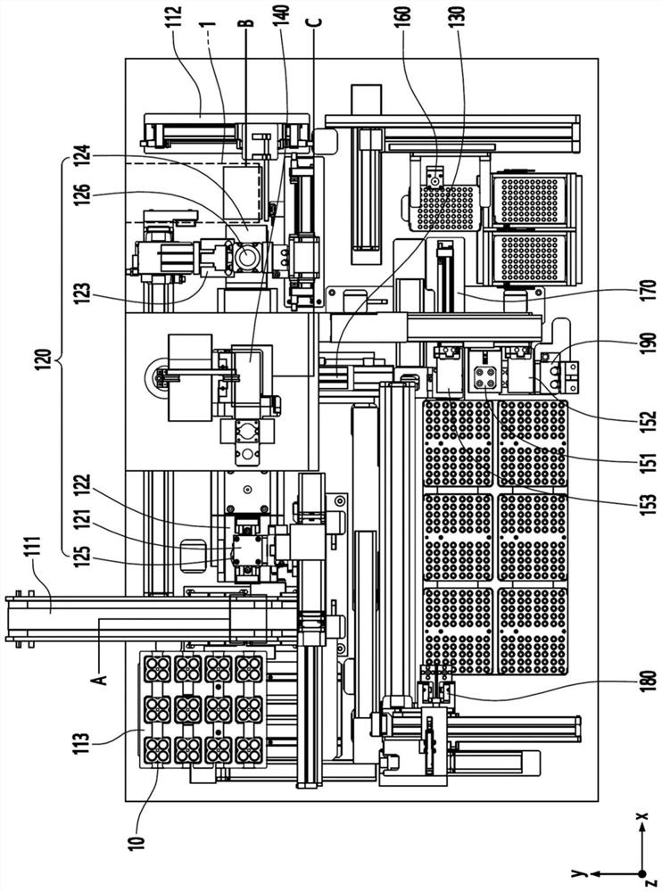 Lens and mold transfer system