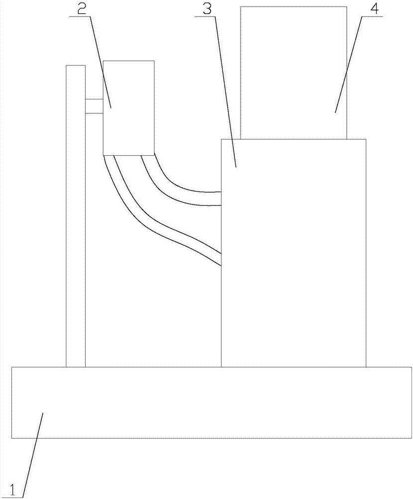 Graphene dispersion machine with automatic quantitative charging function