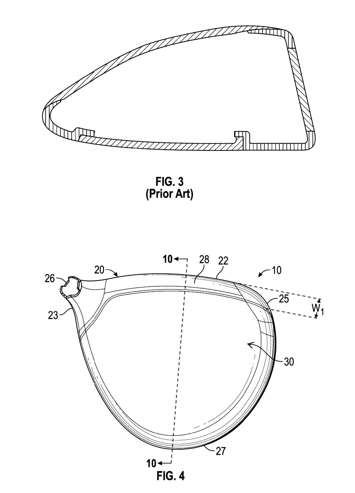 Multiple-material golf club head with scarf joint