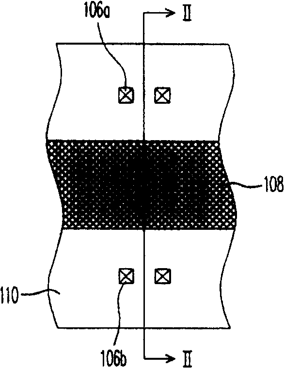 Test key structure