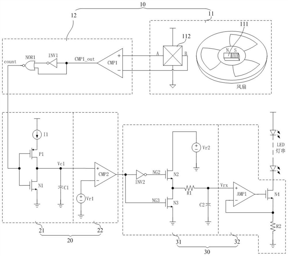 Car lamp driving circuit and driving method thereof