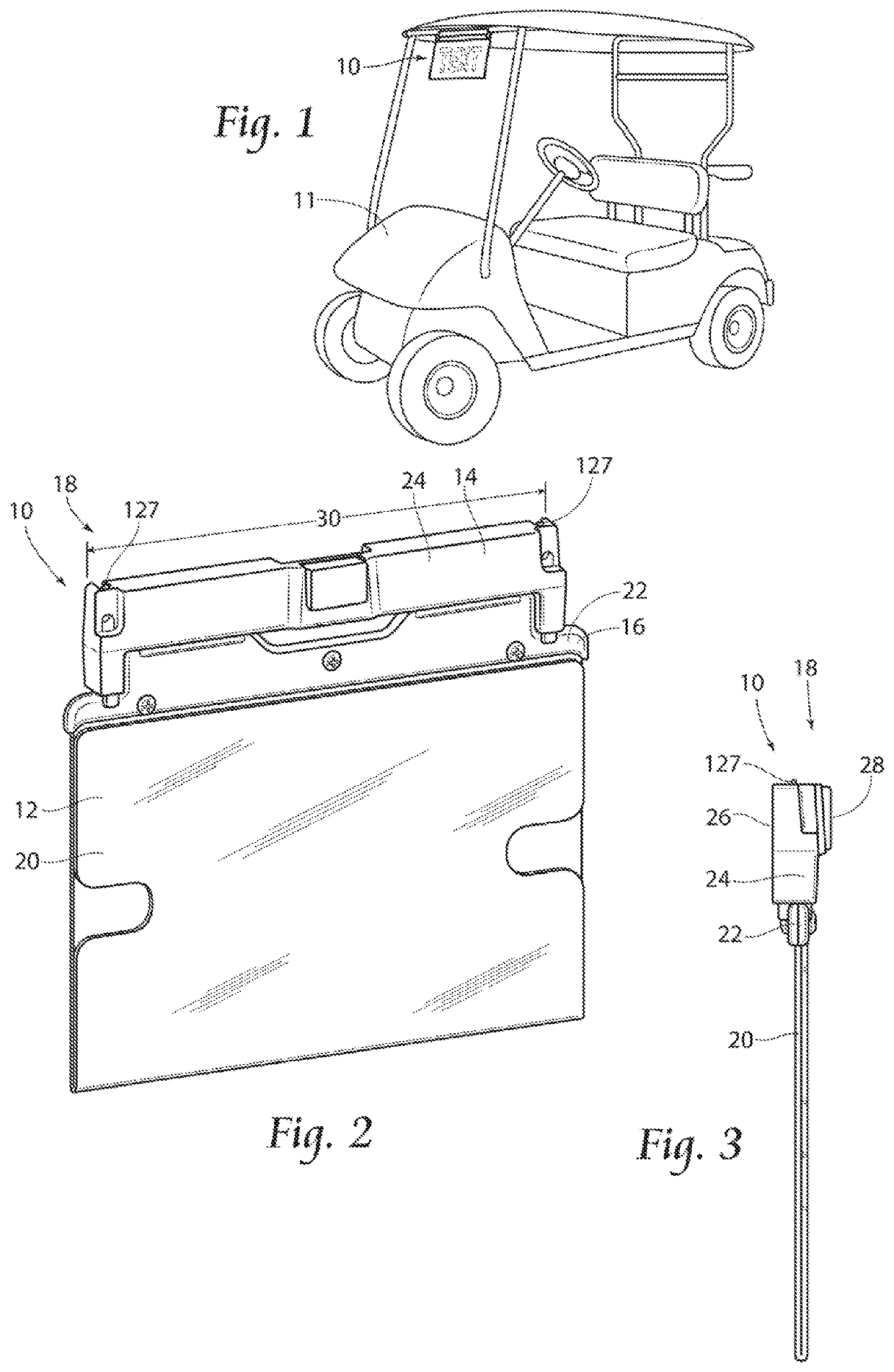 Display card holder assembly and methods