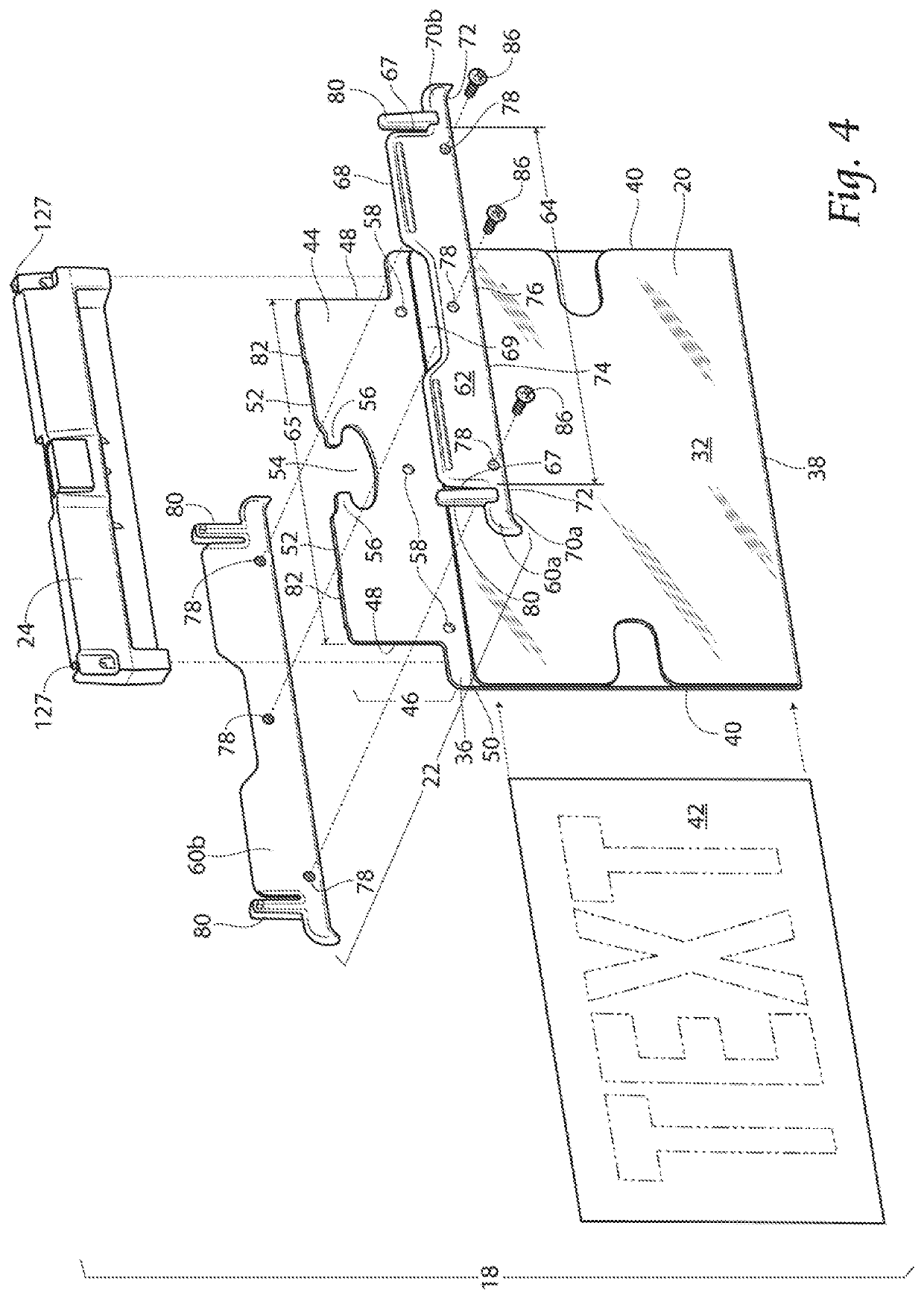 Display card holder assembly and methods