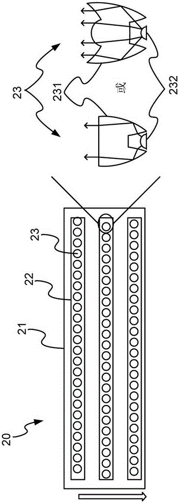 Scanning uv-led exposure device