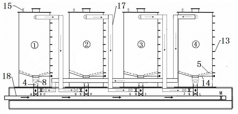 Closed circulation active carbon adsorption system