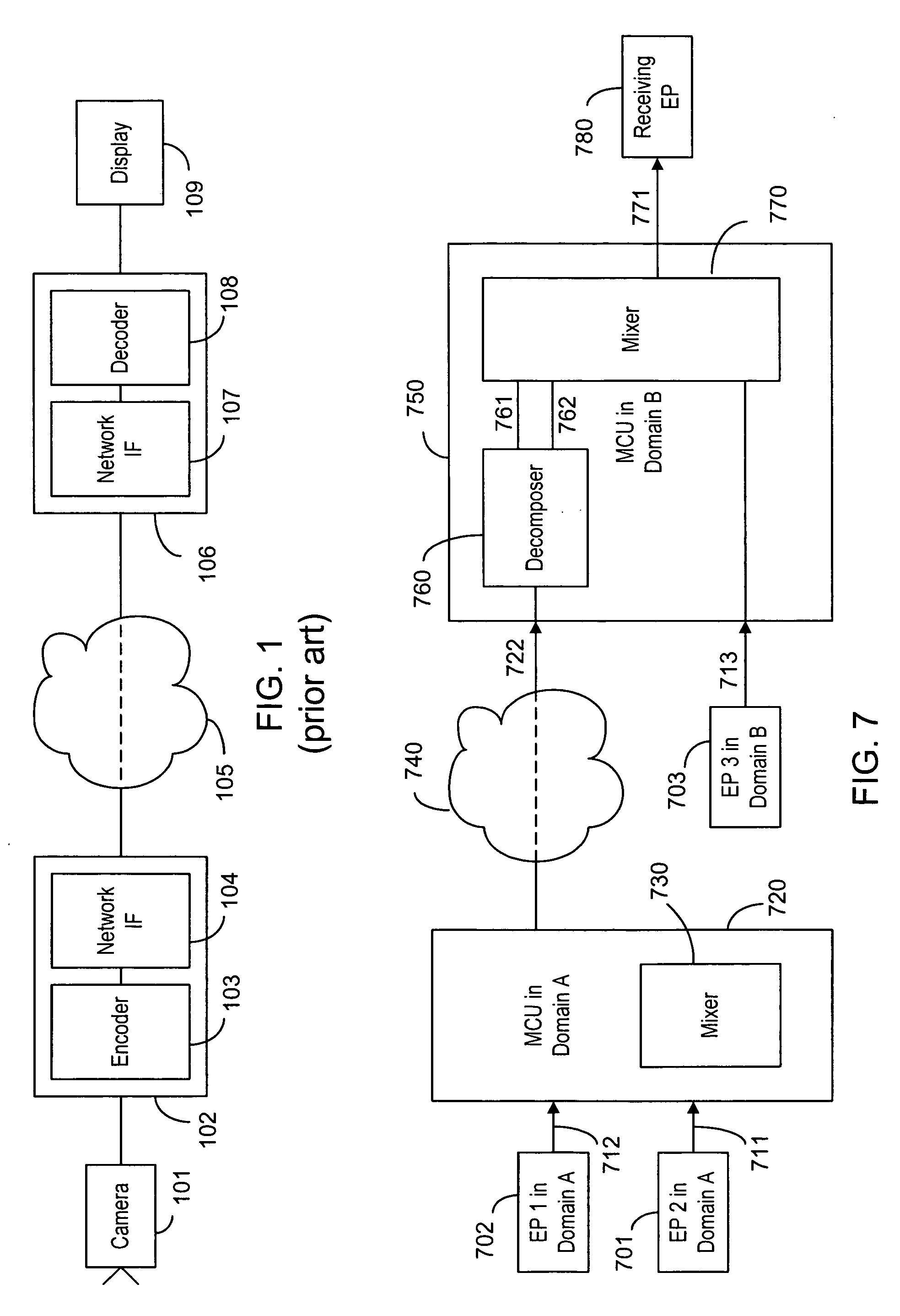 Method and system for low-delay video mixing