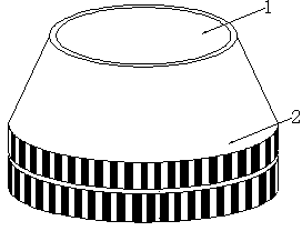 Sampling membrane and sampler capable of enriching heavy metals in ambient air and application method of sampler