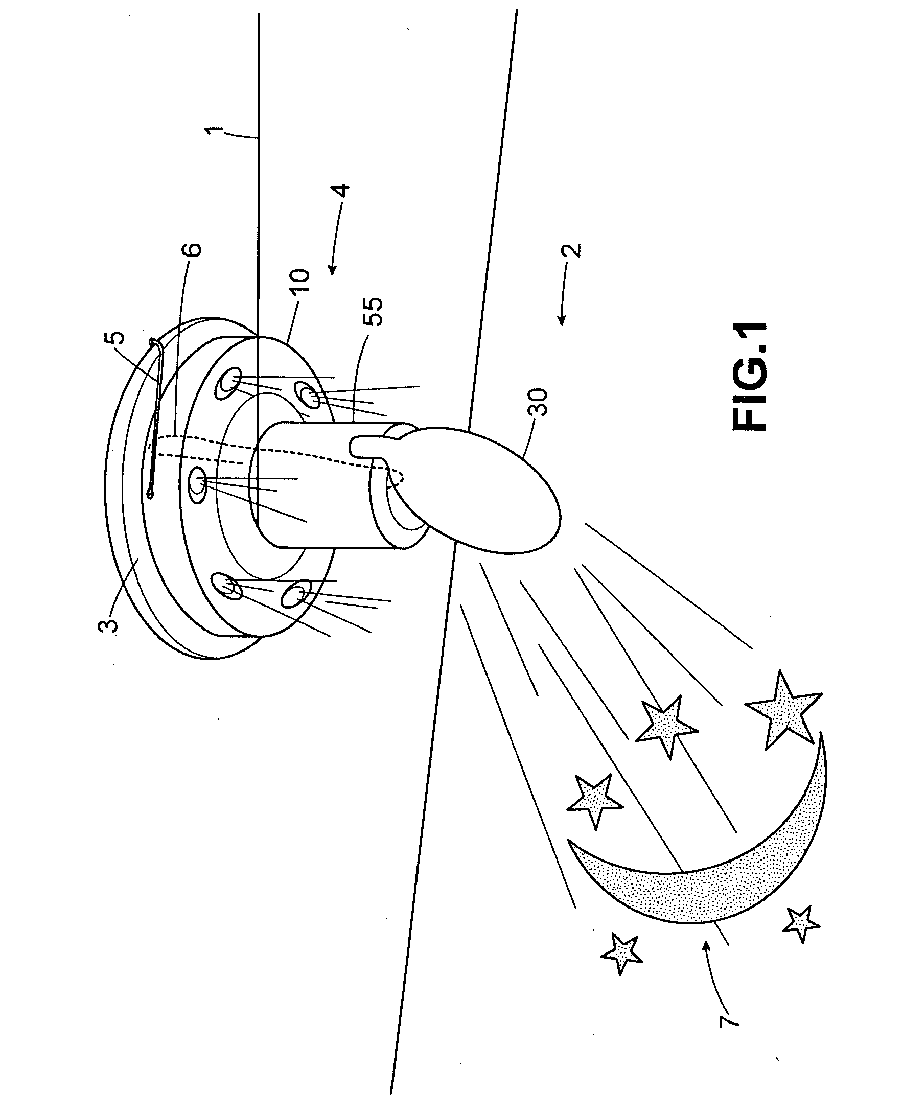 Light projector accessory for recessed lighting fixtures