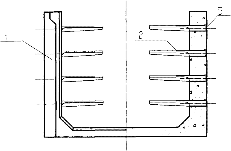 Combined cable trench