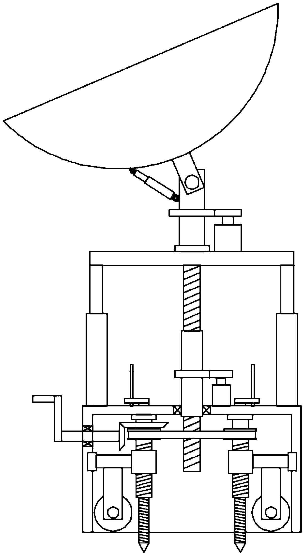 An adjustable multifunctional communication antenna