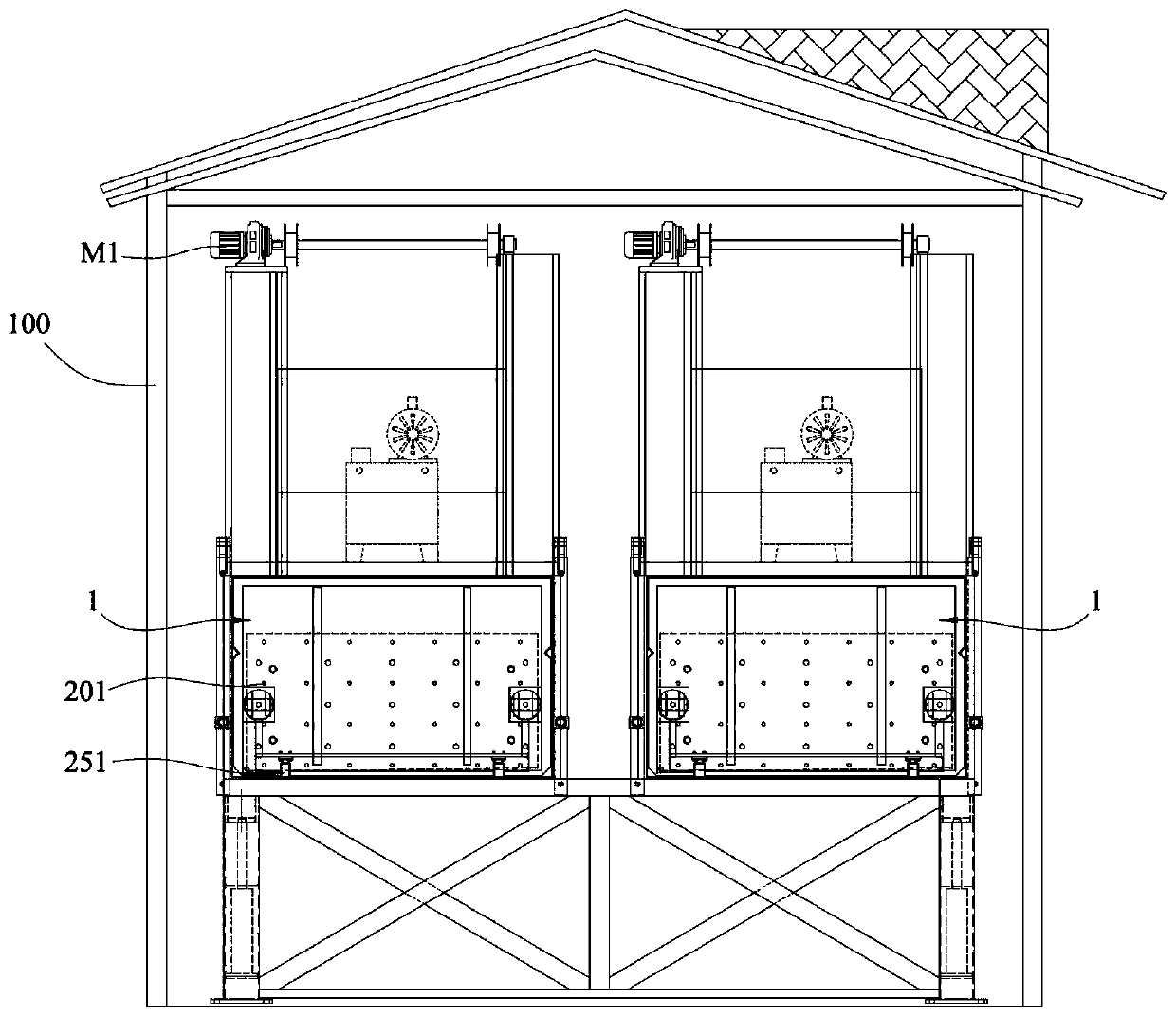 Garbage transfer station