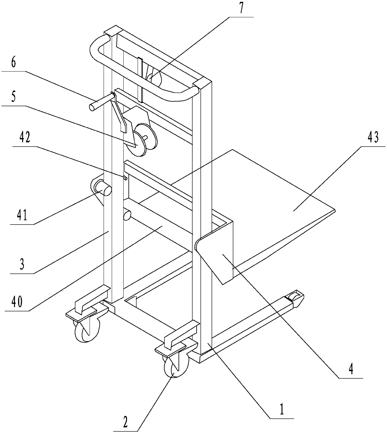 Portable forklift