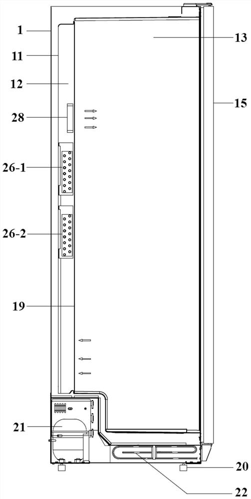 Multifunctional red wine cabinet with adjustable refrigerating speed and using method thereof