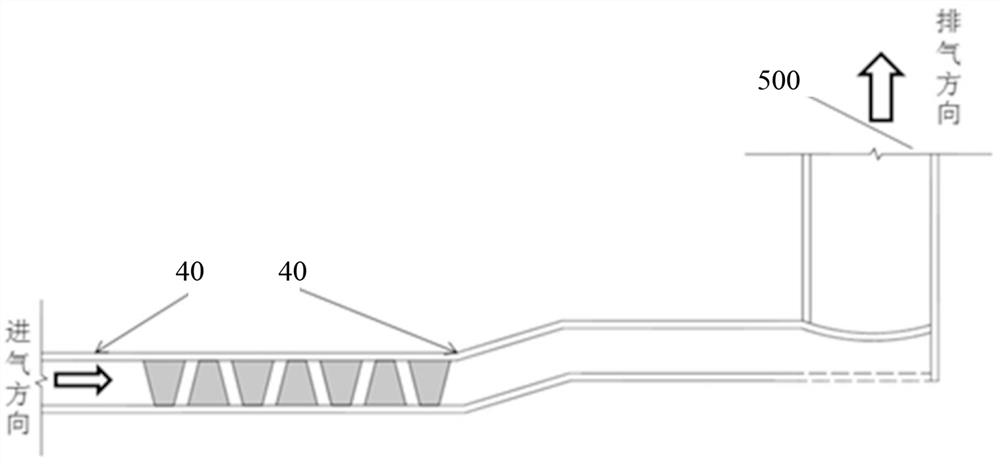 Test piece mechanism of high-pressure compressor