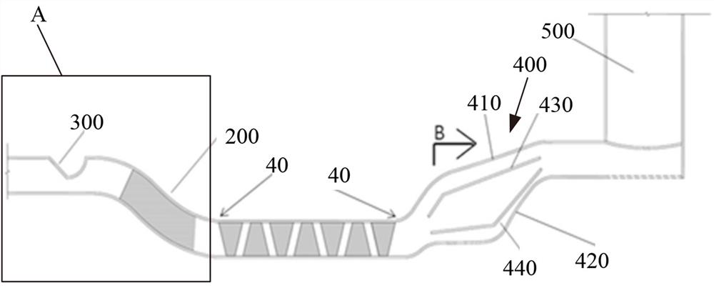 Test piece mechanism of high-pressure compressor