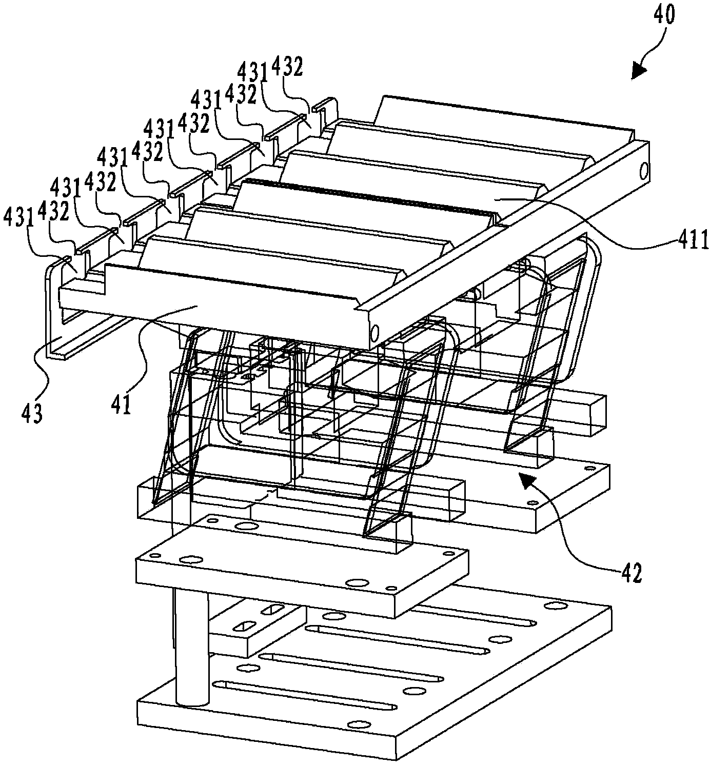 Automatic feeding machine for medical drip chambers