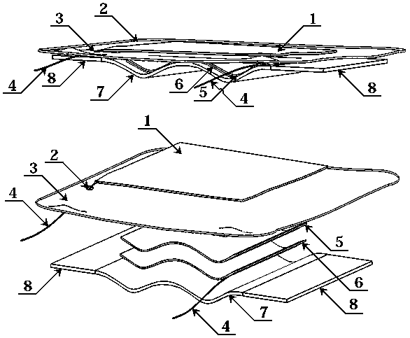 A piezoelectric triboelectric hybrid wearable nanogenerator and its preparation method