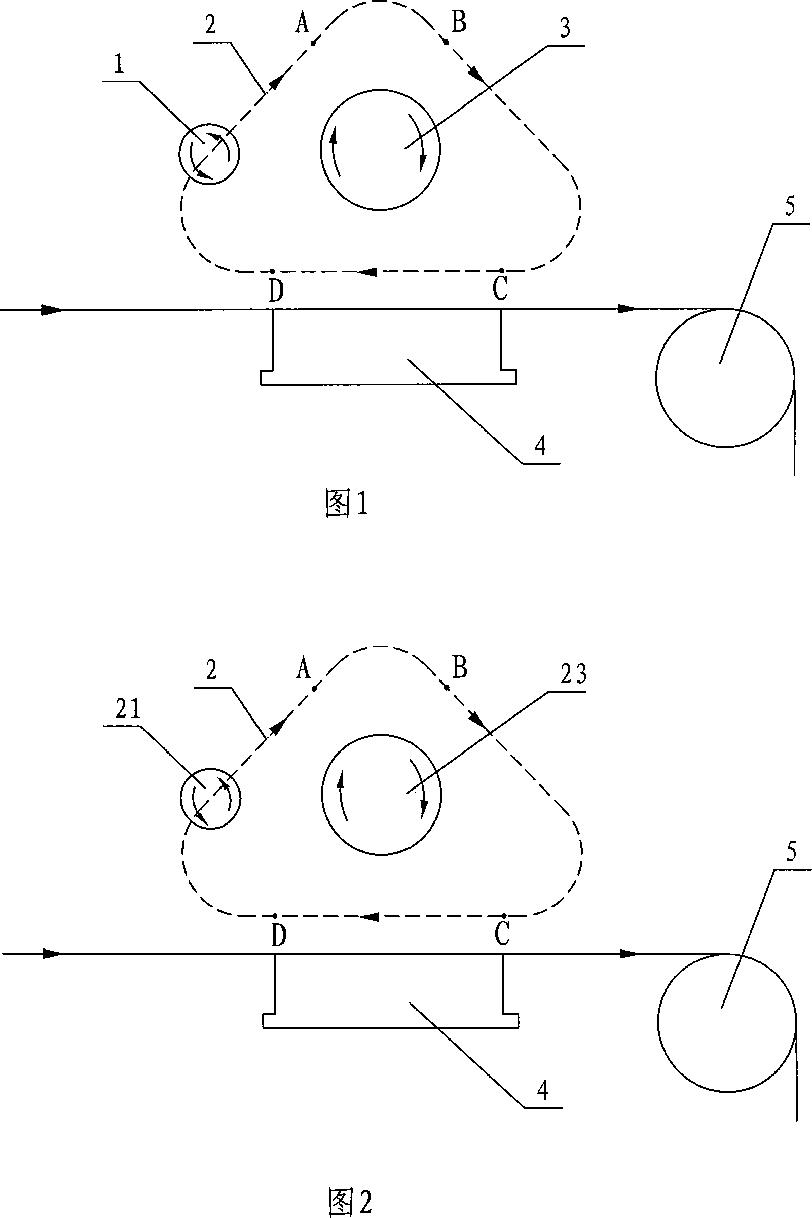 Round smooth plating printing press and operating procedure of the same