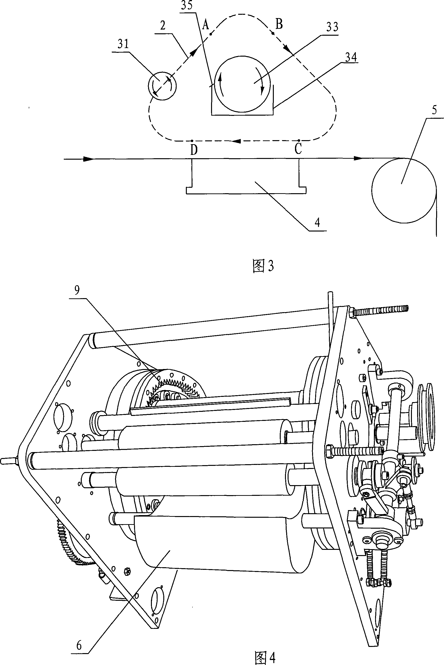 Round smooth plating printing press and operating procedure of the same