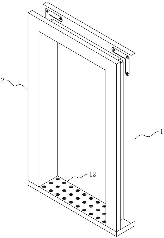 A kind of prefabricated door cover structure and its production process