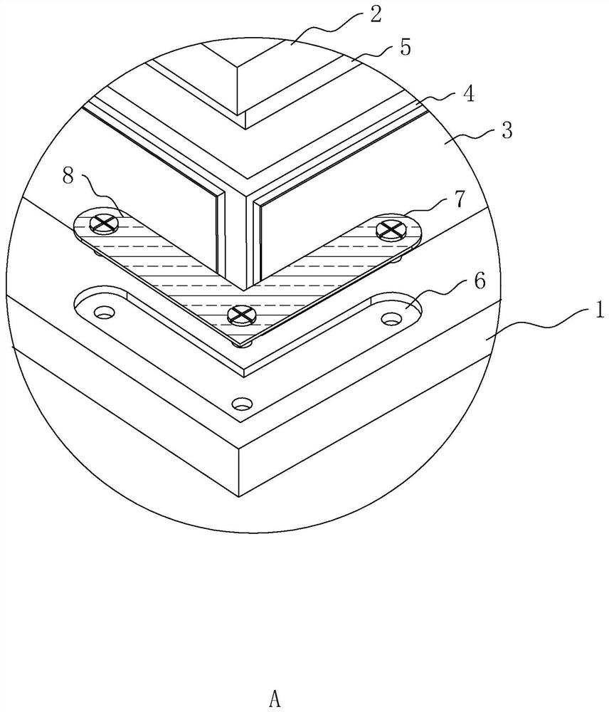 A kind of prefabricated door cover structure and its production process