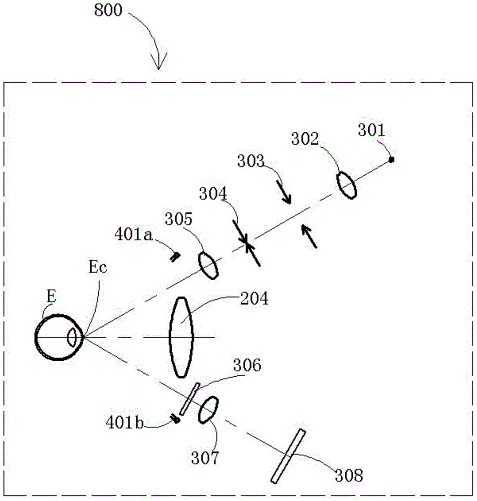 OCT (Optical Coherence Tomography) system for measuring optical path value of axis oculi and method