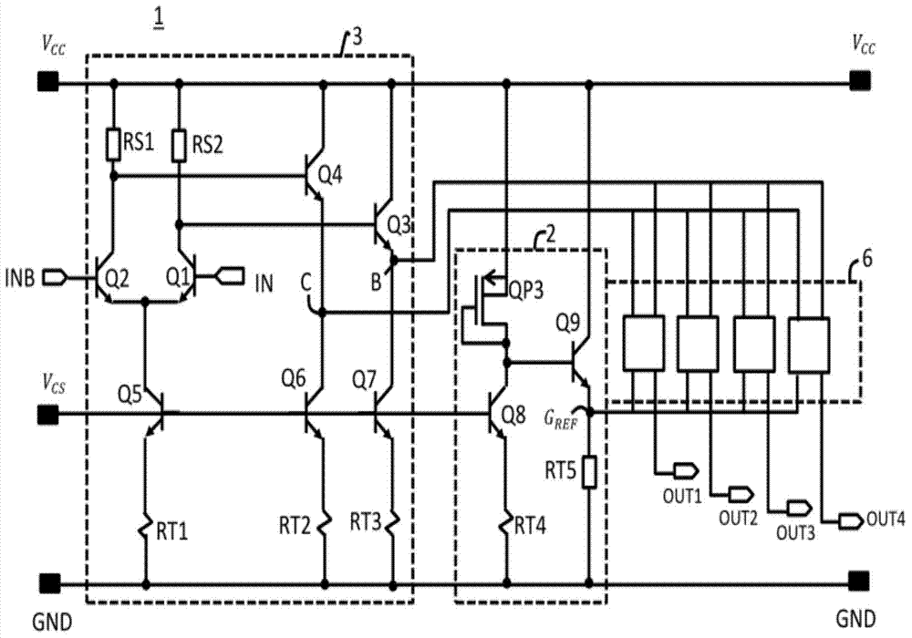 BICMOS circuit converting ECL logic level into MOS logic level