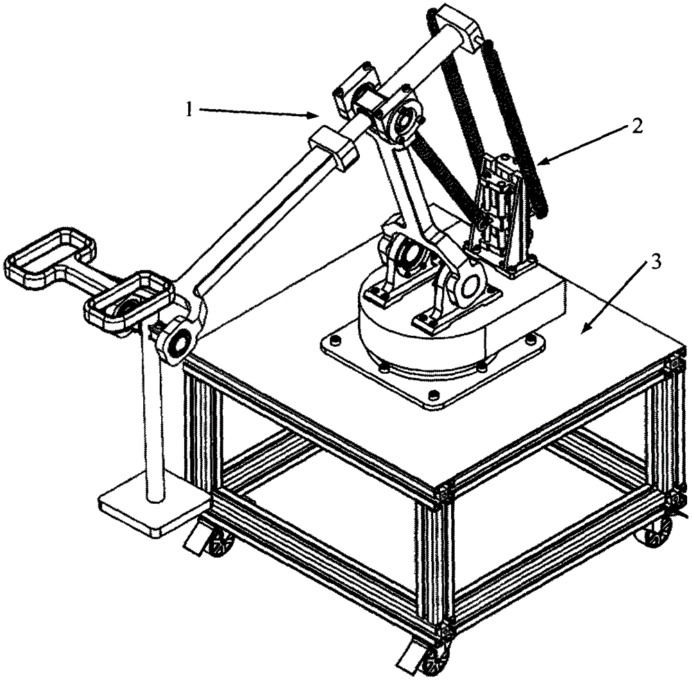 Spring self-balancing power-assisted manipulator