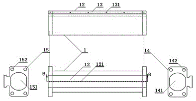 A standardized modular unit of direct-fired linear burner with high turndown ratio