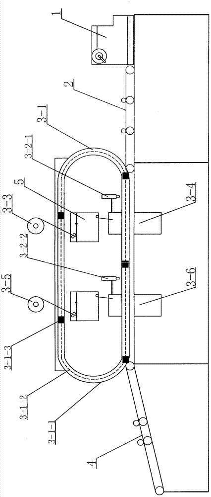 Carton handle automatic installation machine