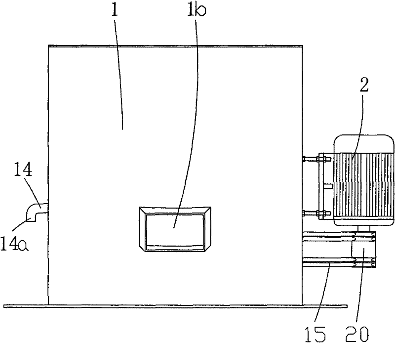 Double-speed automatic degreasing centrifuge