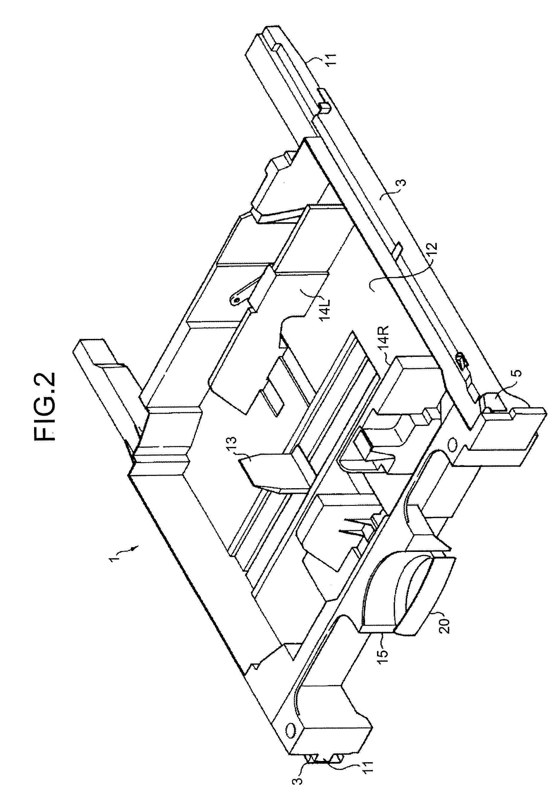 Functional unit positioning device and image forming apparatus