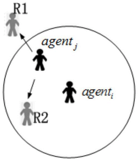 Modeling and simulation method for language competition model of complex agent network with lexical structure