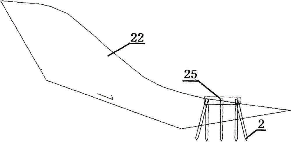 Controlled grouting anti-skid composite structure of steel flower tube and its rapid construction method