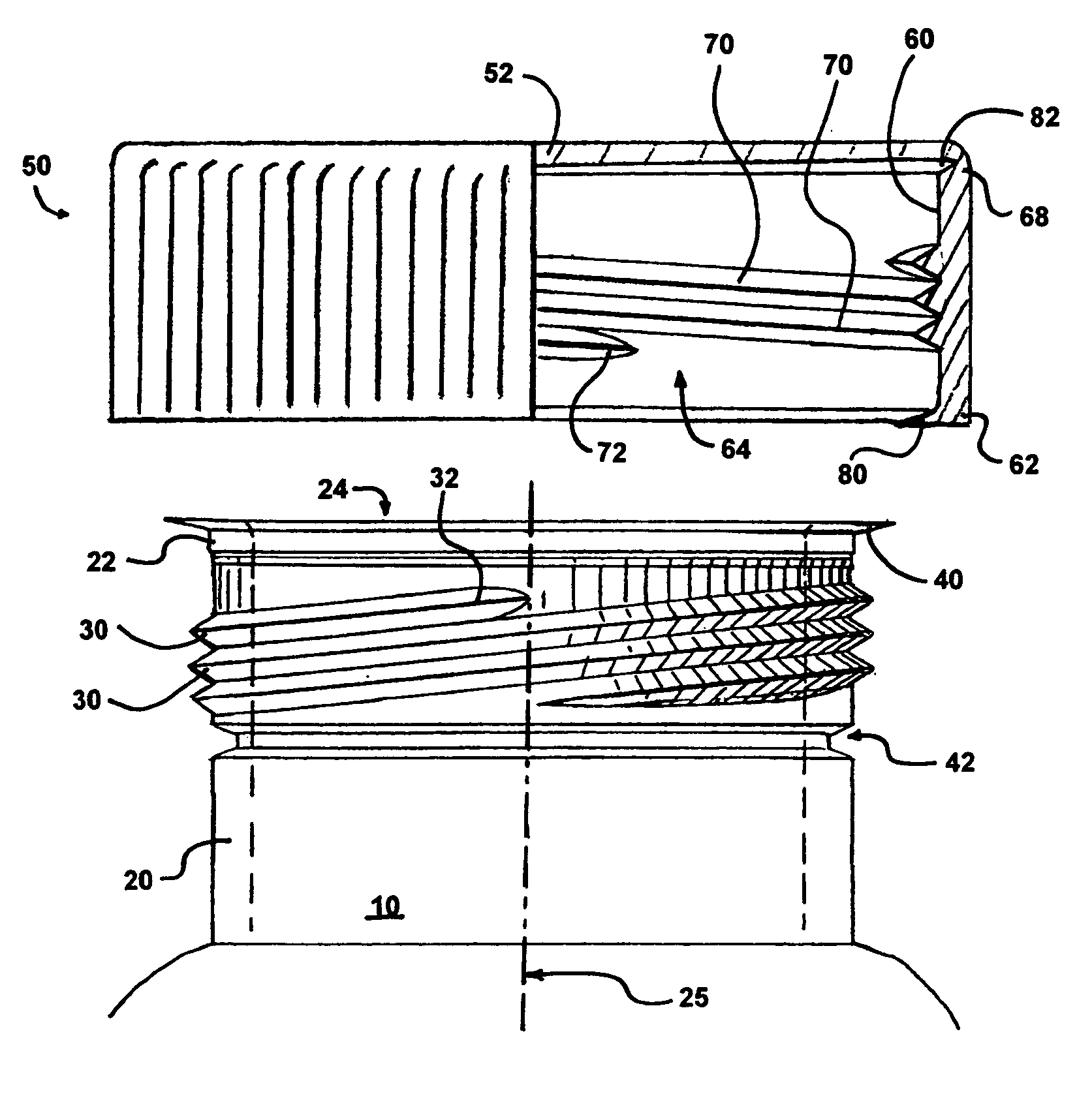 Container closure assembly