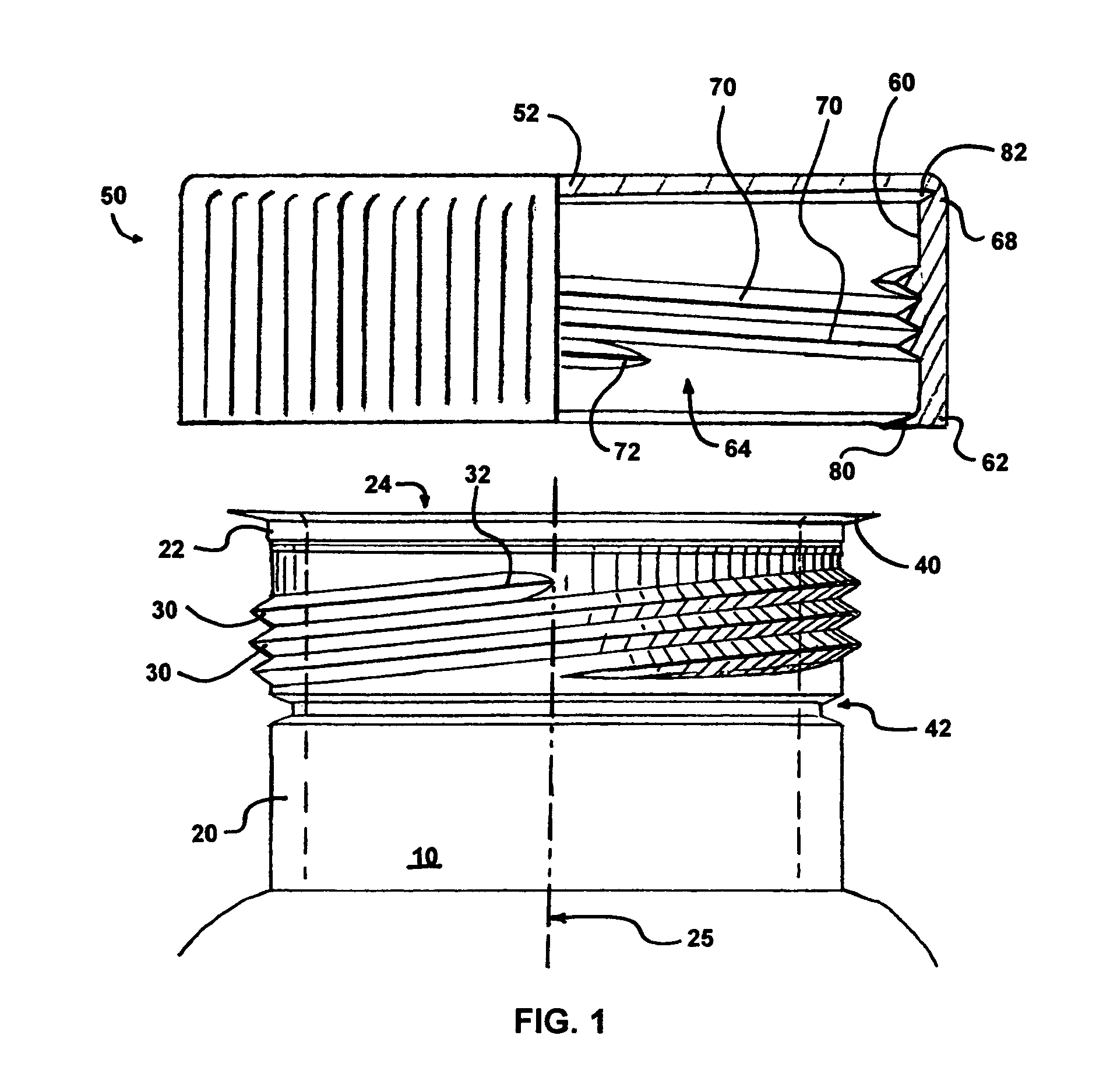 Container closure assembly