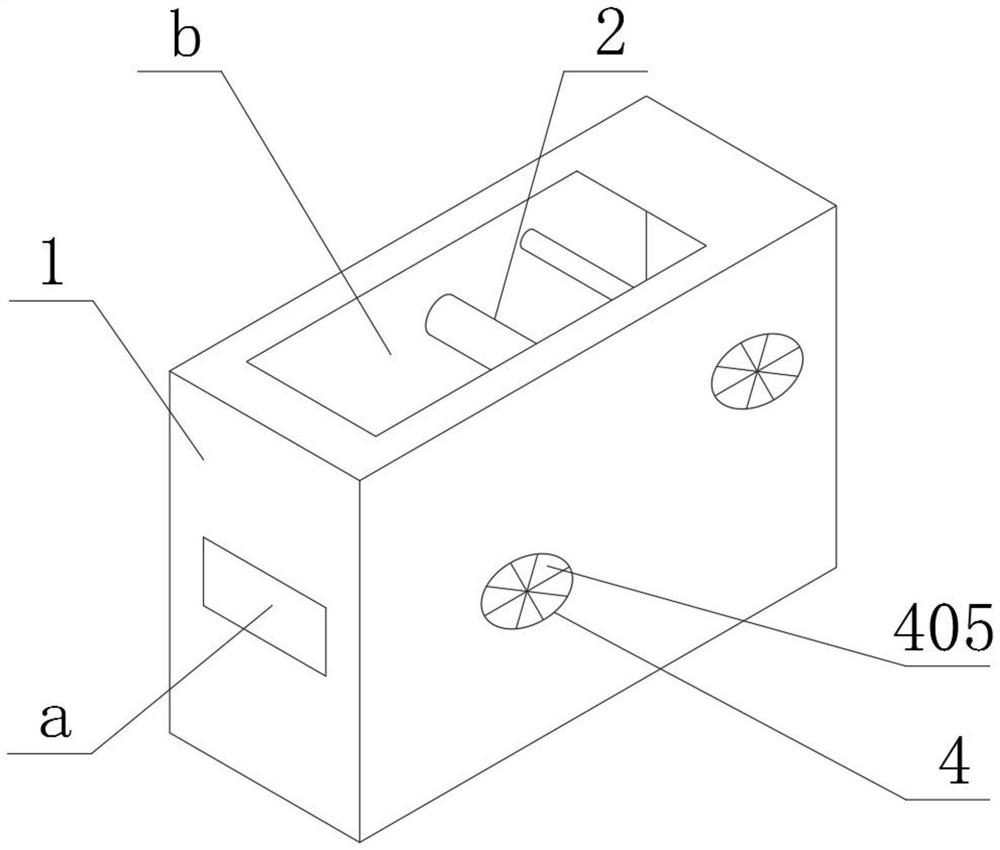 A kind of impurity removal device for rolling up lithium ion battery separator