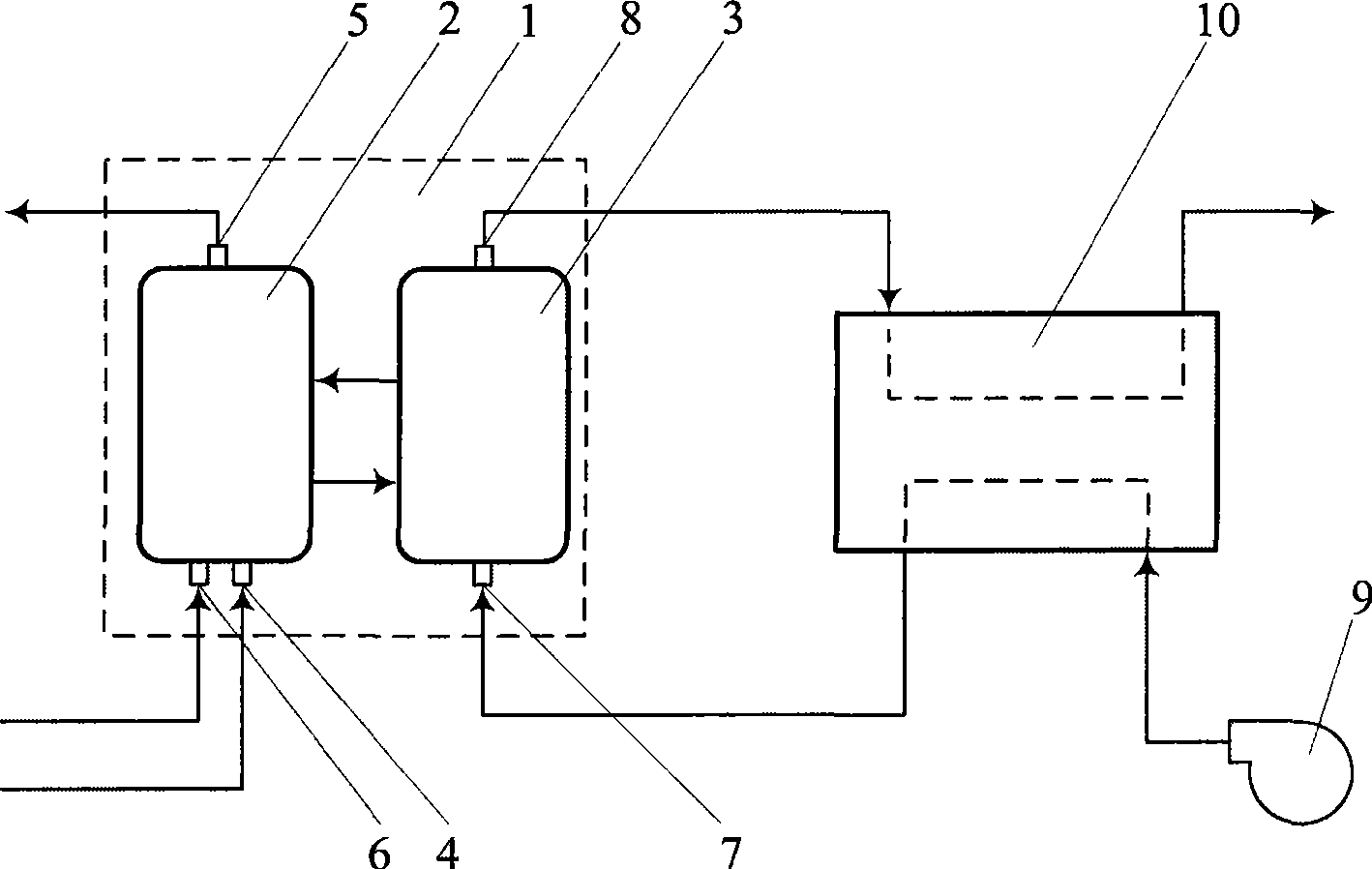 Method and apparatus for producing and heating carbonaceous fuel gasifying agent