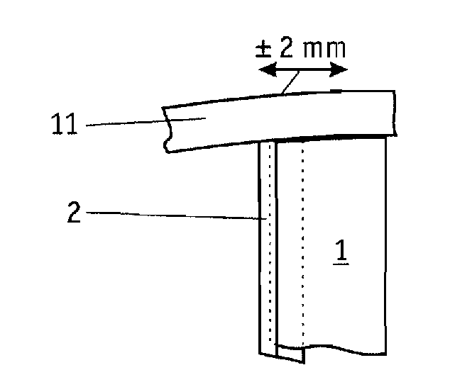 Pillar cover with fixedly allotted cover lip