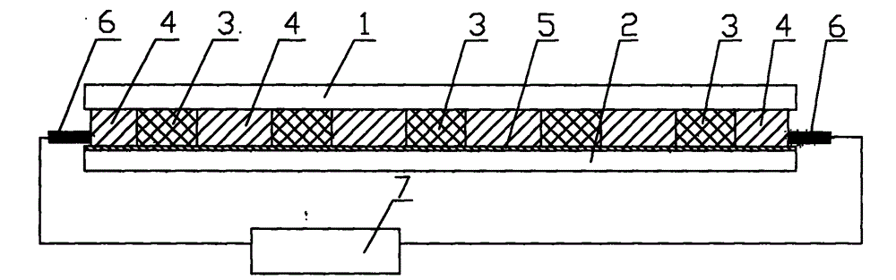 Manufacture process of LED (Light Emitting Diode) photoelectrical glass