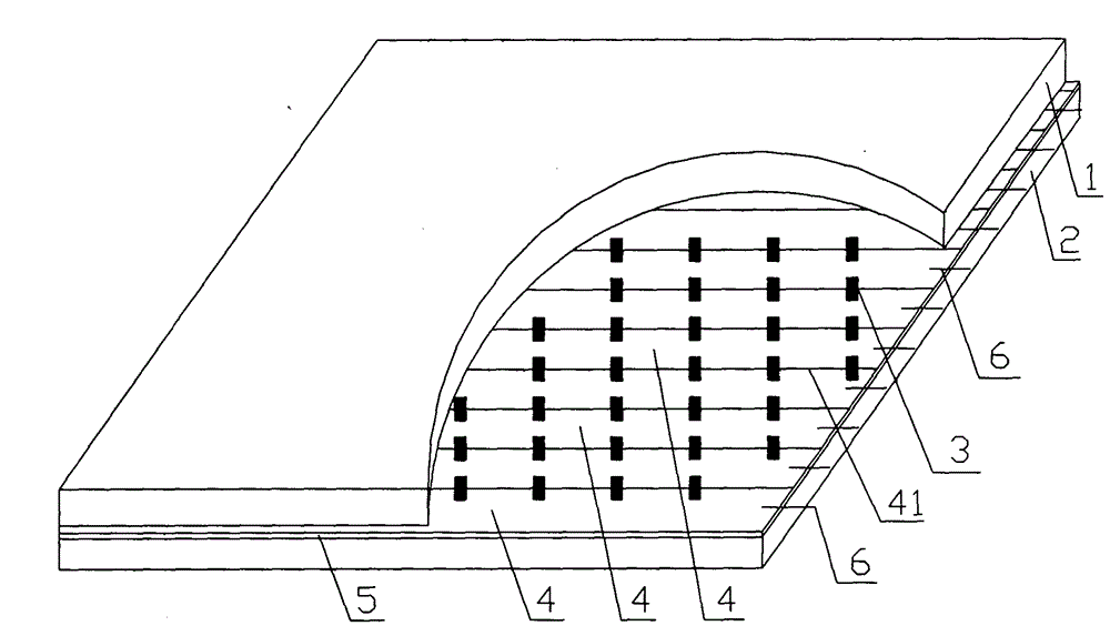 Manufacture process of LED (Light Emitting Diode) photoelectrical glass