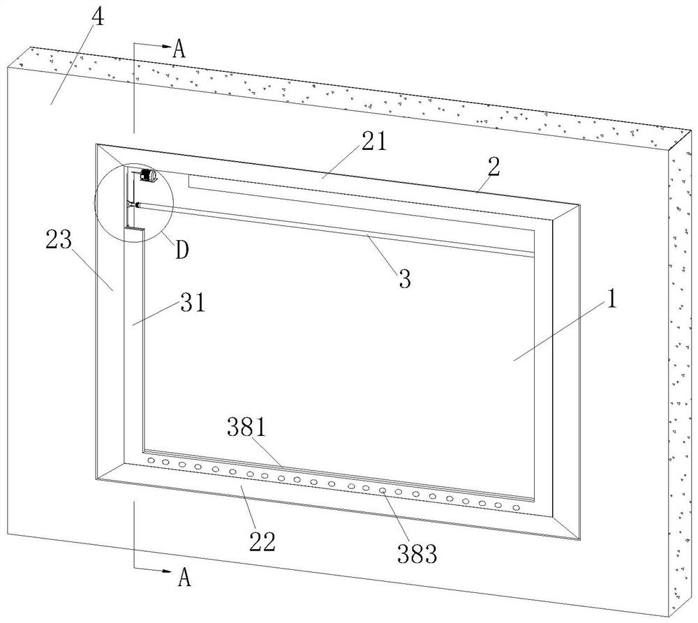 Aluminum alloy door and window with functions of high compression resistance, corrosion resistance and energy saving