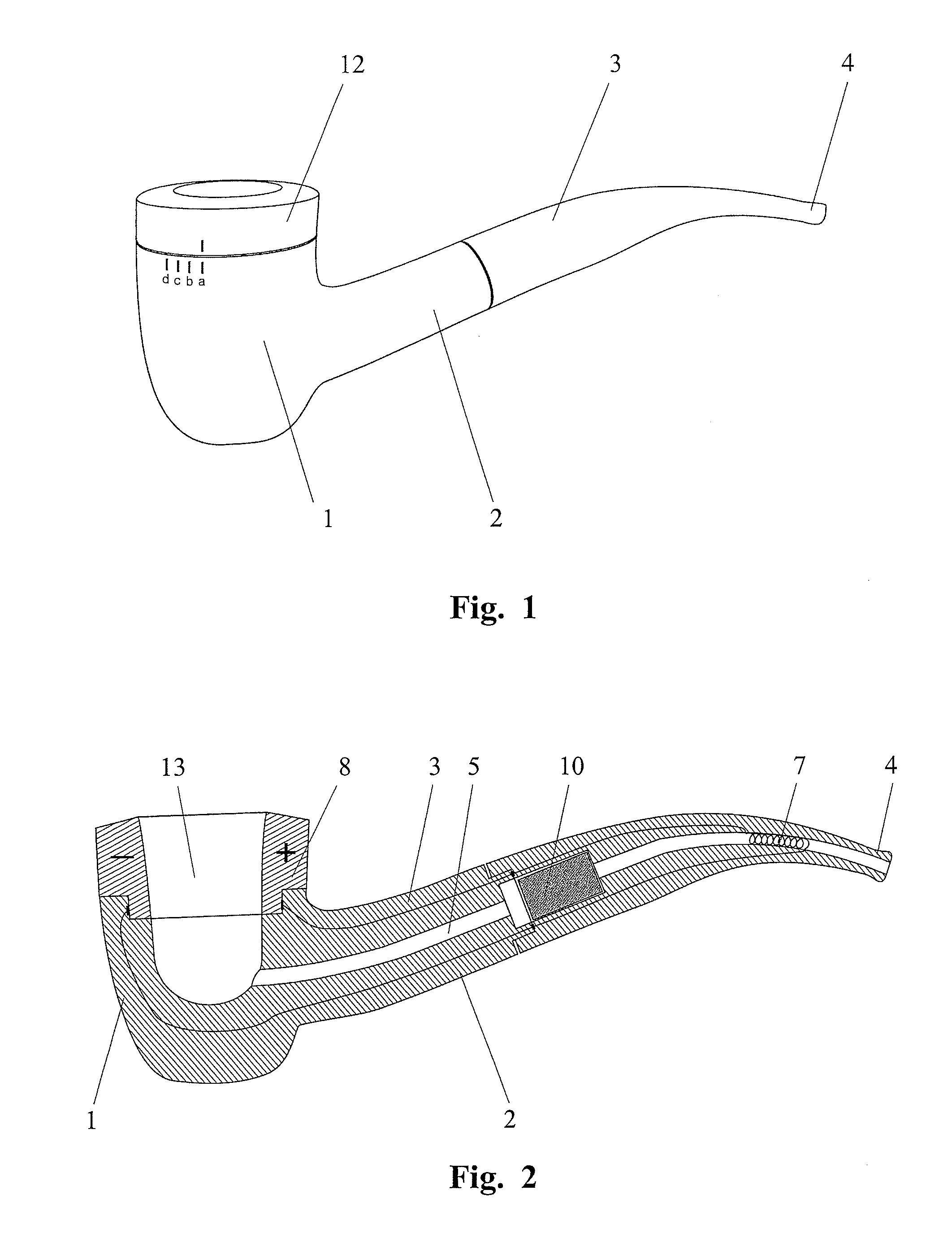 Smokeless pipe