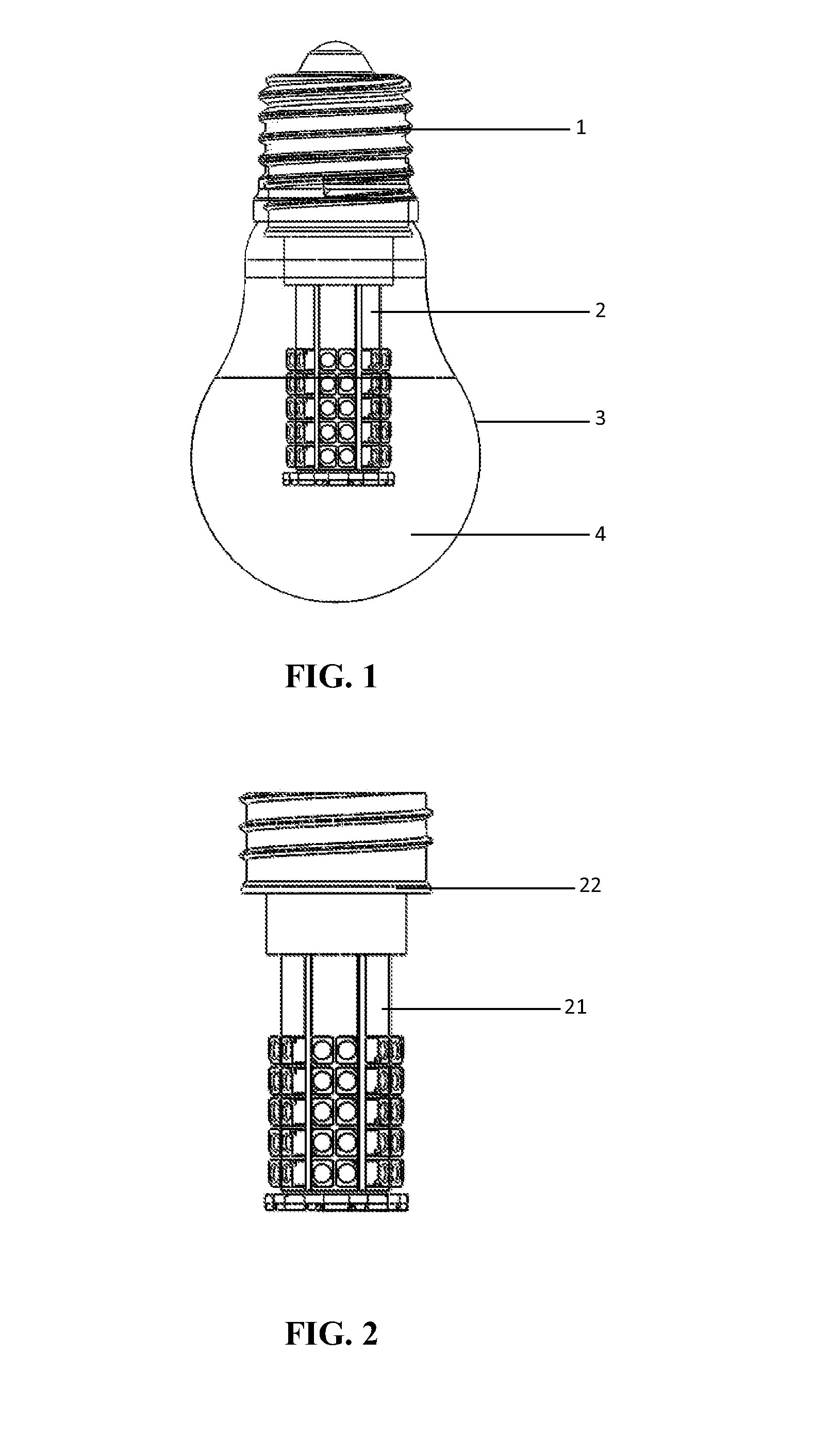 Liquid-cooled LED lamp