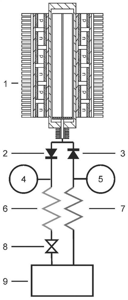 Adsorption compressor based on semiconductor refrigeration and its driven cryogenic refrigerator