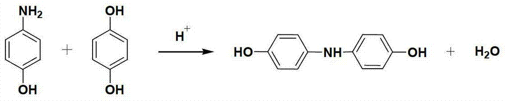 Production process for continuously hydrolyzing and producing hydroquinone through multi-kettles in series