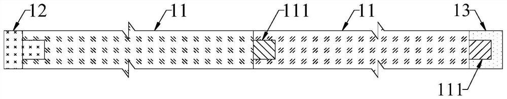 Multi-working-condition simulation combination device for foundation pile low strain detection