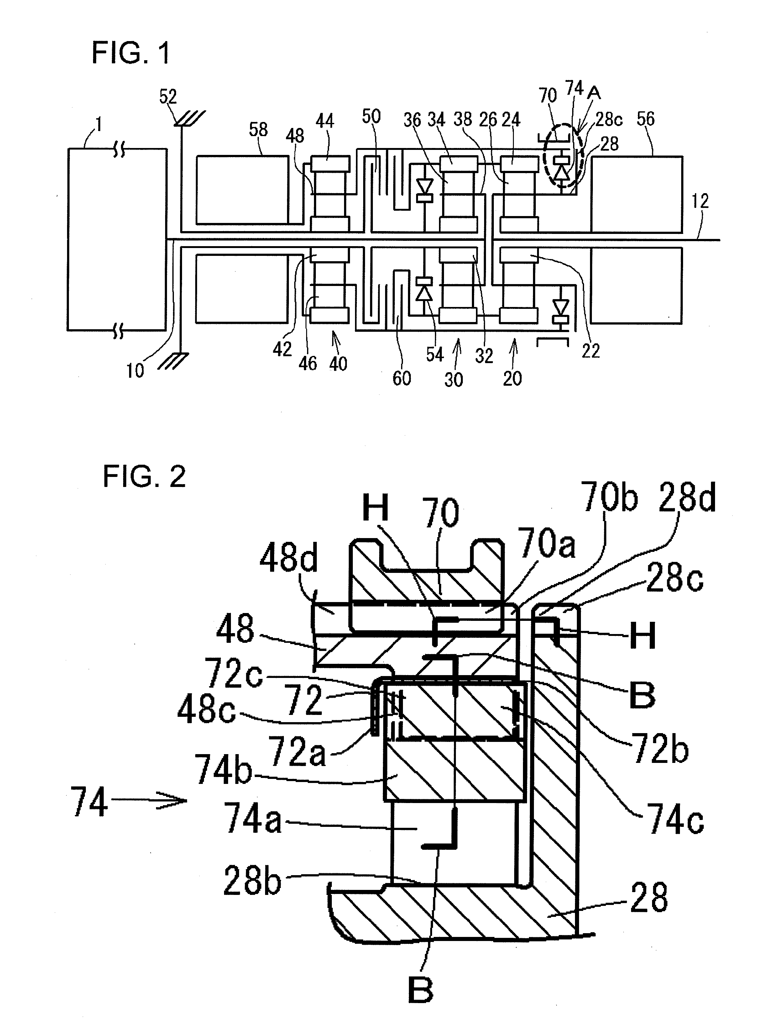 Drive device for hybrid electric vehicle