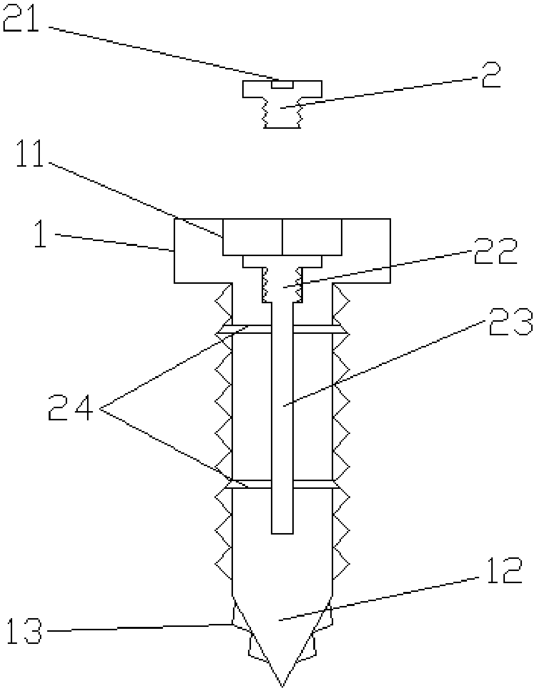 Anti-rust tapping screw