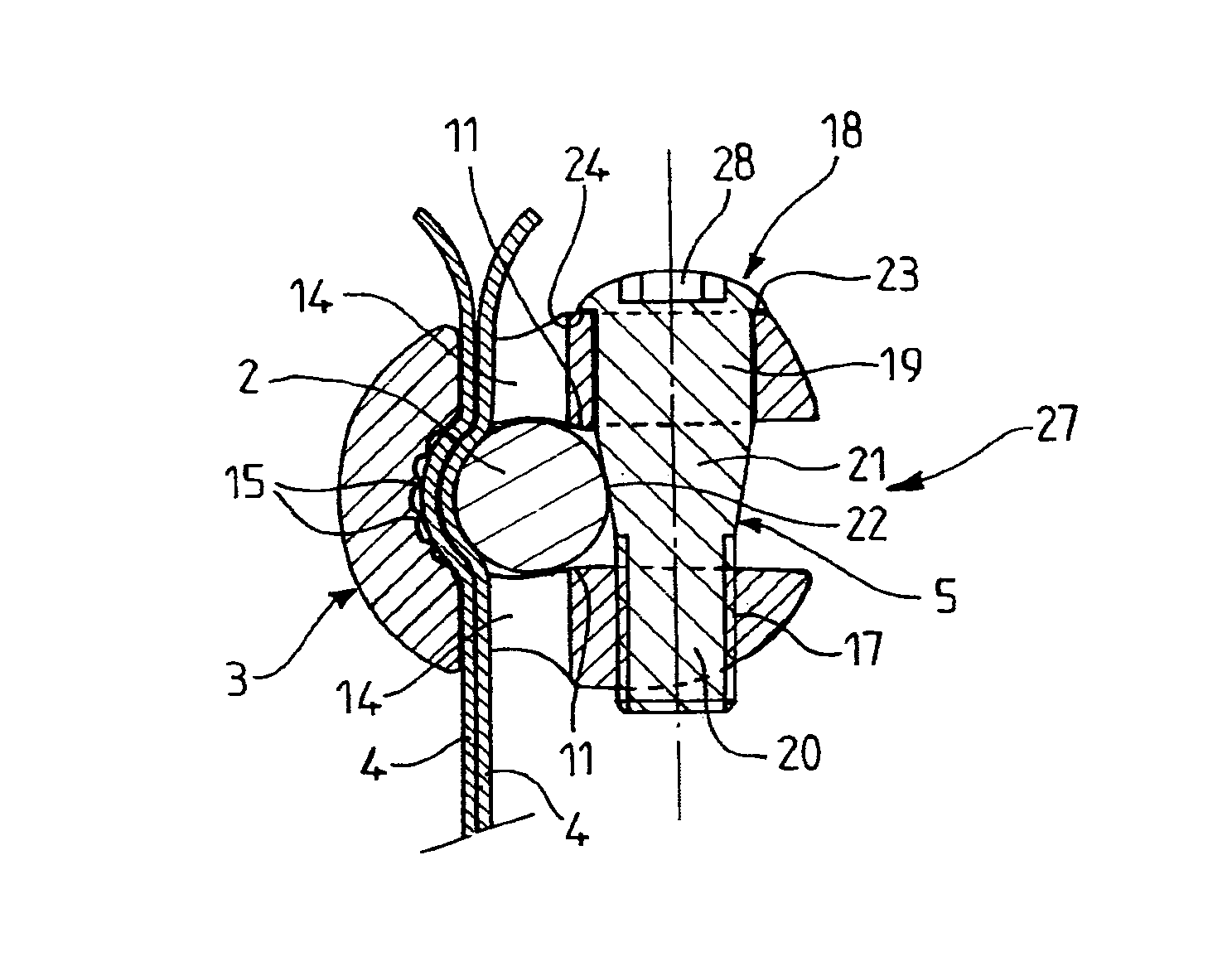 Vertebral attachment device